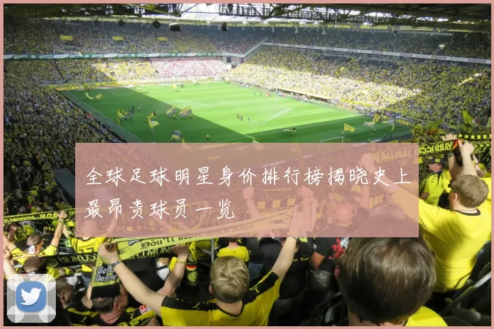 全球足球明星身价排行榜揭晓史上最昂贵球员一览